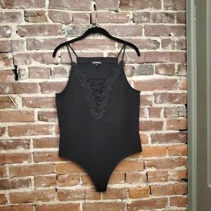 Express Bodysuit with Lace Detail